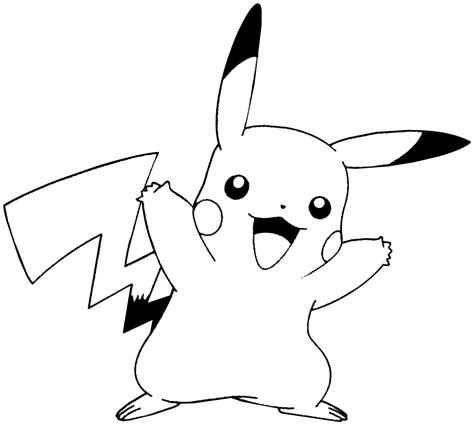 Pikachu Coloring Pages for Kids